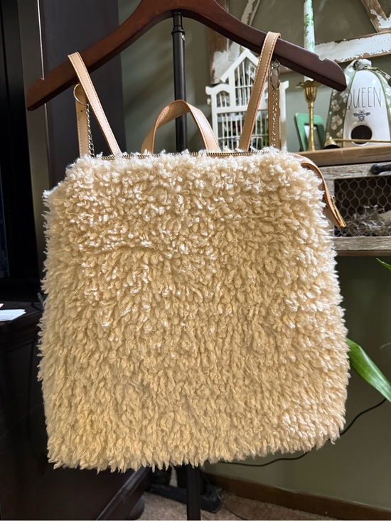 a new day Handbags - Sherpa backpack purse